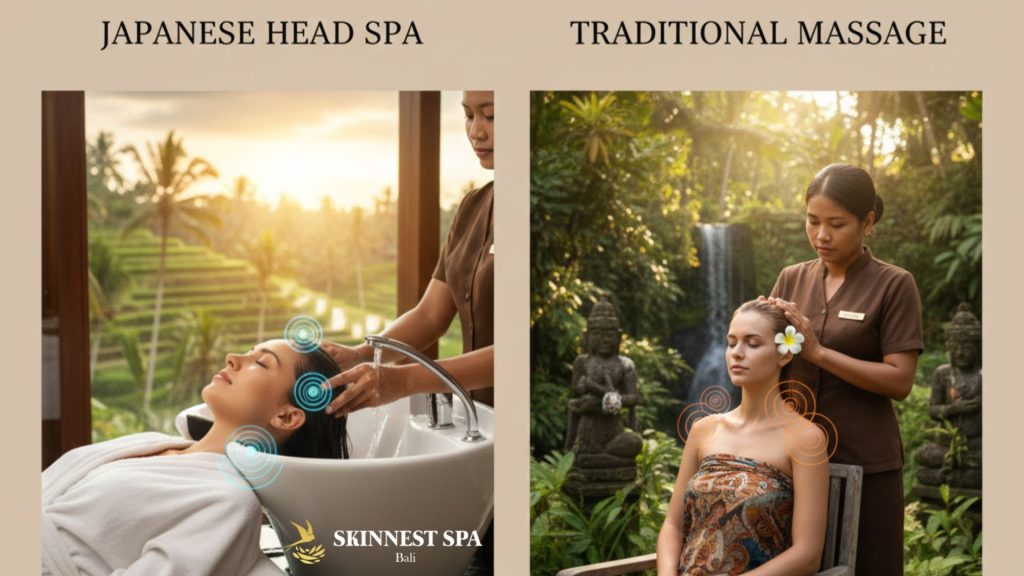 Japanese Head Spa vs Traditional Head Massage